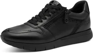 Tamaris Women's Sneaker, Black, 7.5