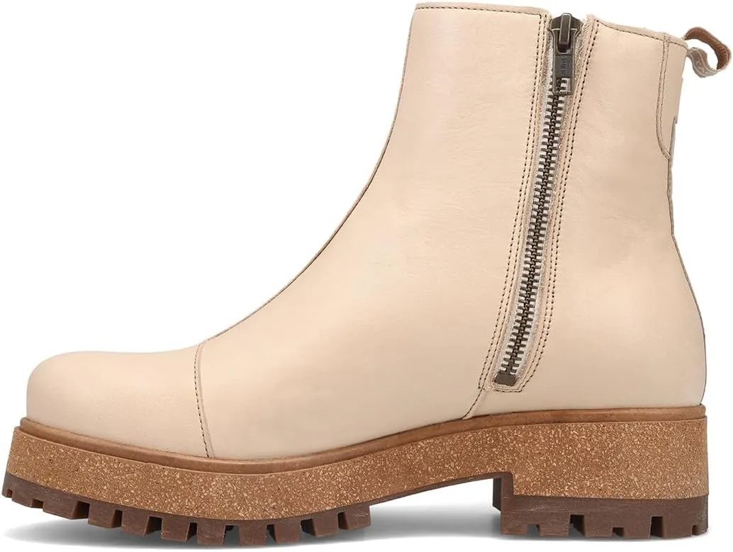 Taos Downtown Women's Boots - Stylish and Classic Design for Everyday Fashion - Easy On-Off Size Zipper - Curves & Pods Removable Footbed with Arch Support