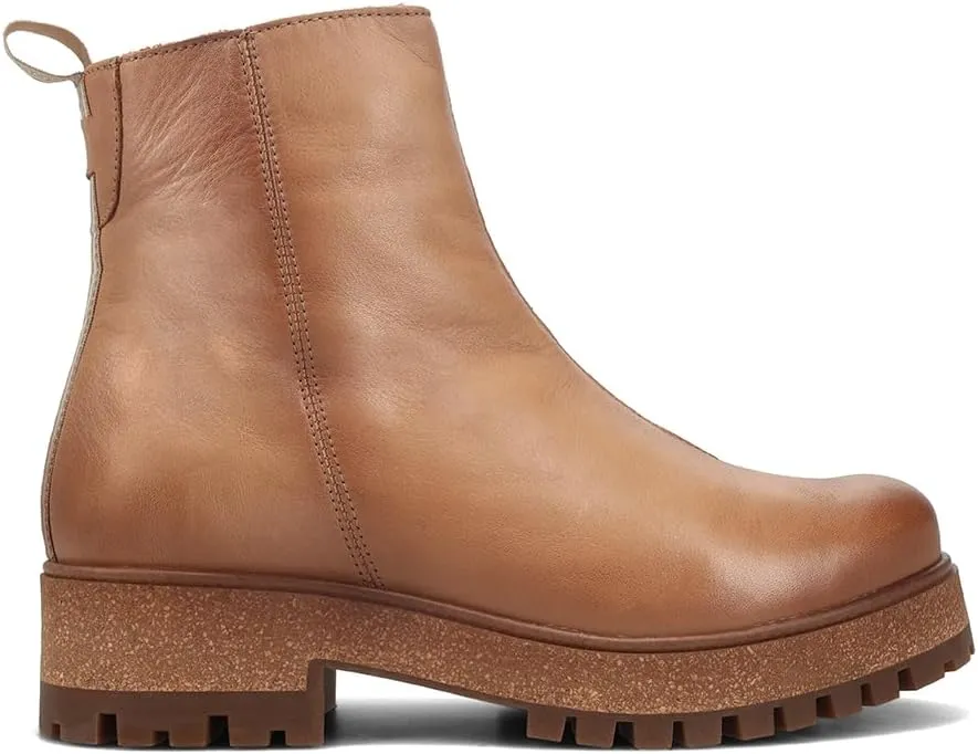 Taos Downtown Women's Boots - Stylish and Classic Design for Everyday Fashion - Easy On-Off Size Zipper - Curves & Pods Removable Footbed with Arch Support