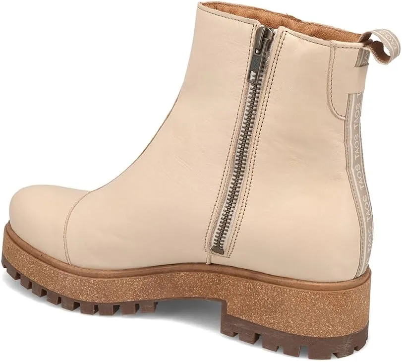 Taos Downtown Women's Boots - Stylish and Classic Design for Everyday Fashion - Easy On-Off Size Zipper - Curves & Pods Removable Footbed with Arch Support