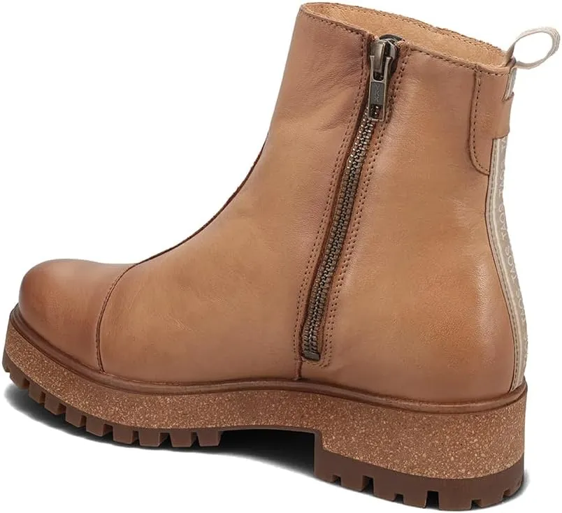 Taos Downtown Women's Boots - Stylish and Classic Design for Everyday Fashion - Easy On-Off Size Zipper - Curves & Pods Removable Footbed with Arch Support