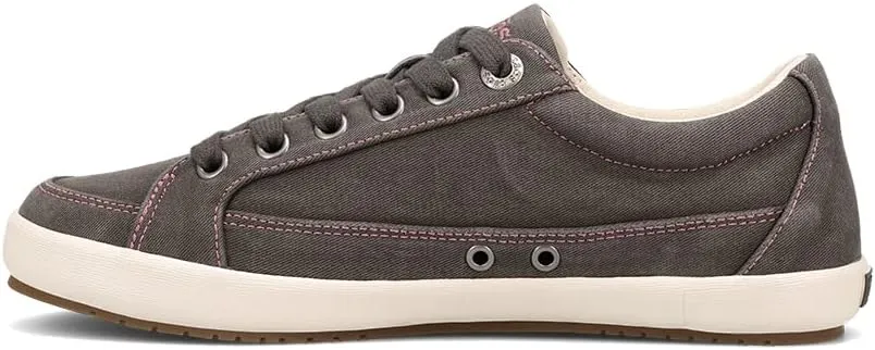 Taos Moc Star 2 Women's Sneaker - Fresh Canvas Design with Removable Footbed, Arch Support and Durable Lightweight Outsole for All Day Walking and Everyday Style