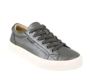 TAOS PLIM SOUL PEWTER LUX LEATHER SNEAKER