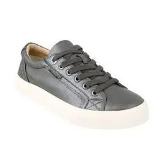 TAOS PLIM SOUL PEWTER LUX LEATHER SNEAKER