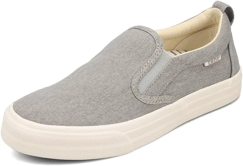 Taos Rubber Soul Slip-On Women's Sneaker - Fresh and Clean Canvas Design with Effortless Style, Removable Footbed and Arch Support - Elevated Comfort for All-Day Fashion