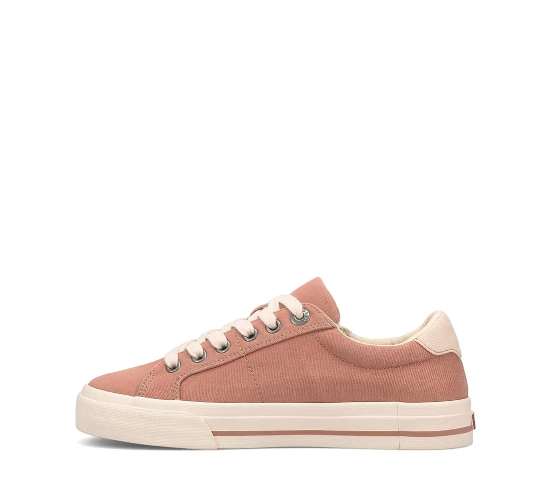 Taos Z Soul Women’s Sneaker - Stylish Platform Sneaker with Removable Footbed, Arch Support, Premium Cushioning, Lace-Up Adjustability, and Easy Access Zipper Clay/Cream Distressed 11 W US