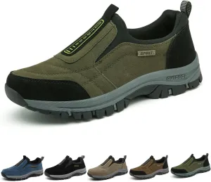 Teresad Shoes Men Comfortable Waterproof Orthopedic Walking Hiking Shoes