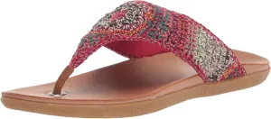 The Sak Shana Thong Sandal in Crochet, Slip On Entry