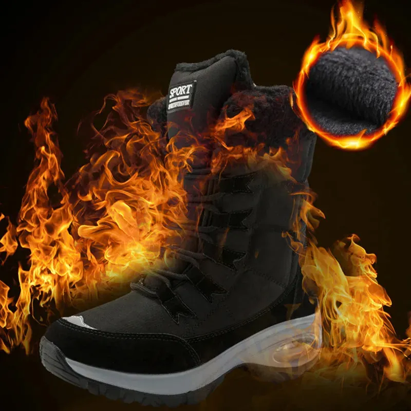 Thick Fur Winter Boots for Women - Non-Slip Waterproof