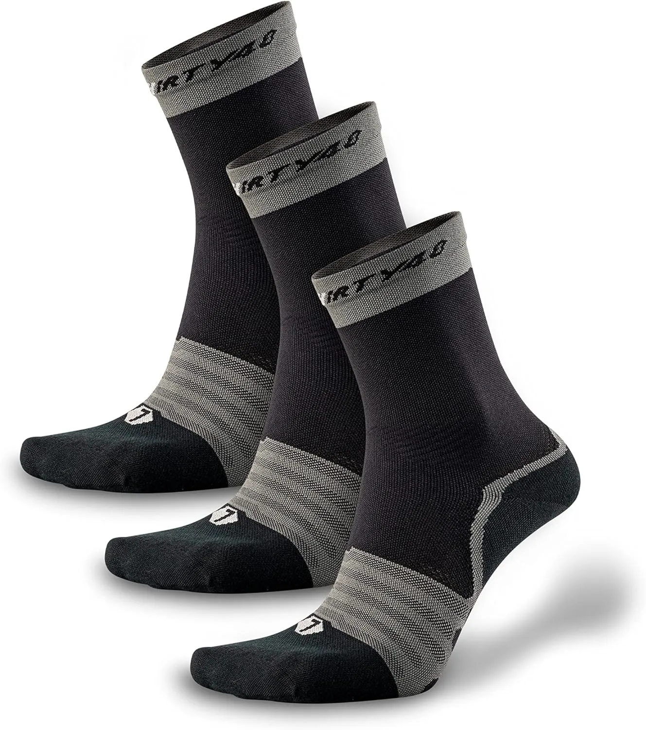 Thirty48 Cycling Socks with S.Café Fabric, Odor Resistant, UV Protection, Quick Drying