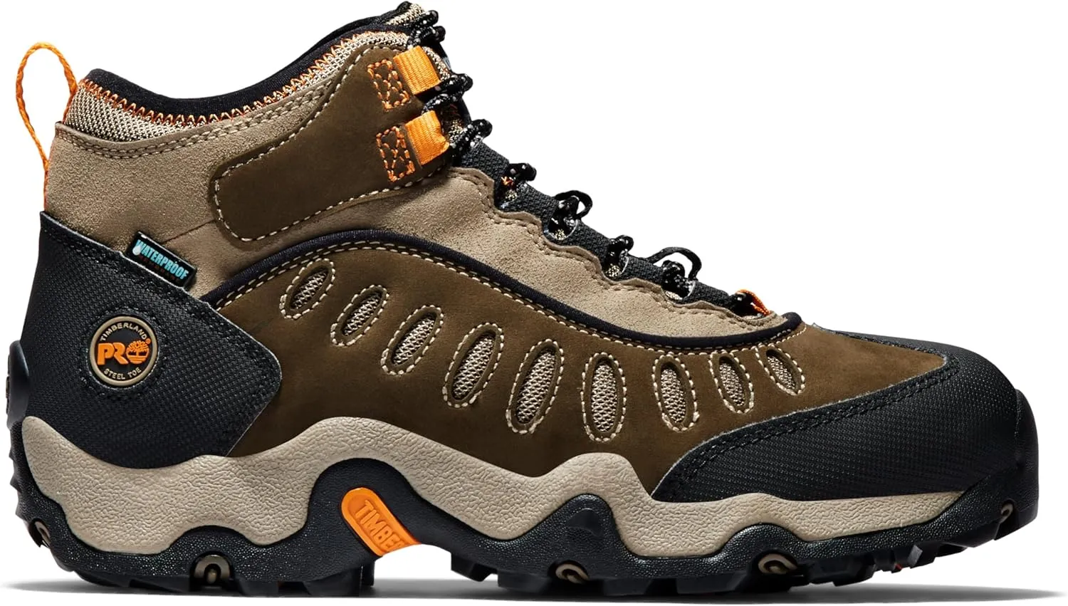 Timberland PRO Men's Mudslinger Steel Safety Toe Waterproof Industrial Hiker Work Boot