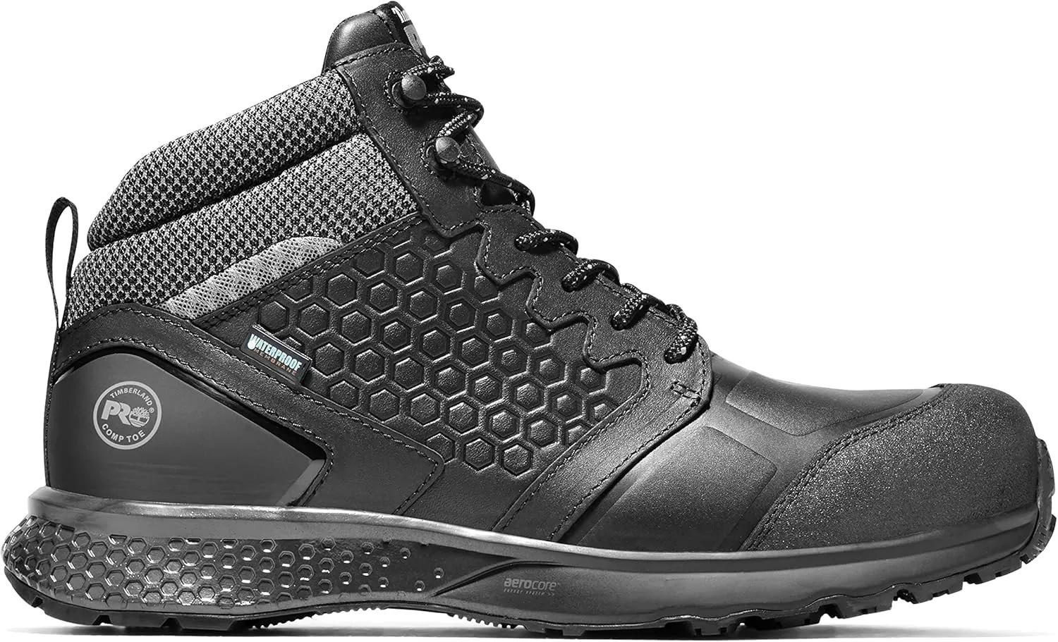 Timberland PRO Men's Reaxion Mid Composite Safety Toe Waterproof Industrial Hiker Work Boot