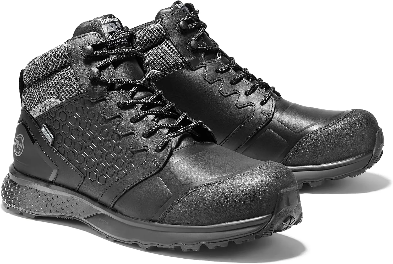 Timberland PRO Men's Reaxion Mid Composite Safety Toe Waterproof Industrial Hiker Work Boot