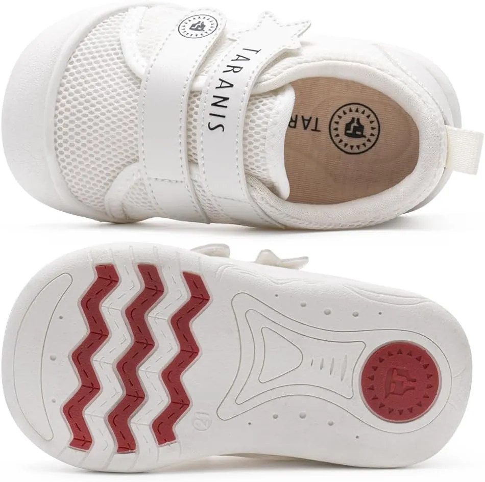 Toddler Shoes Boys Girls Non-Slip Infant Sneaker Rubber Sole Baby Crib First Walker Shoes