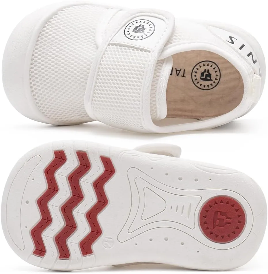 Toddler Shoes Boys Girls Non-Slip Infant Sneaker Rubber Sole Baby Crib First Walker Shoes