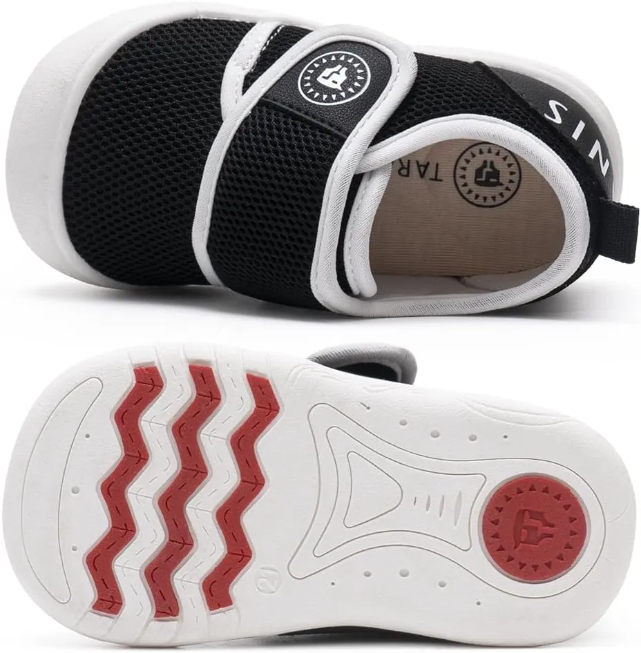 Toddler Shoes Boys Girls Non-Slip Infant Sneaker Rubber Sole Baby Crib First Walker Shoes