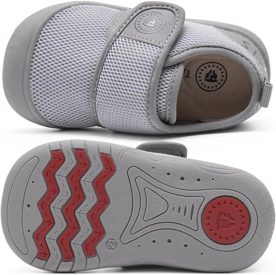 Toddler Shoes Boys Girls Non-Slip Infant Sneaker Rubber Sole Baby Crib First Walker Shoes