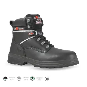 U-Power Performance Unisex S3 SRC Safety Boot Thinsulate Lined Black