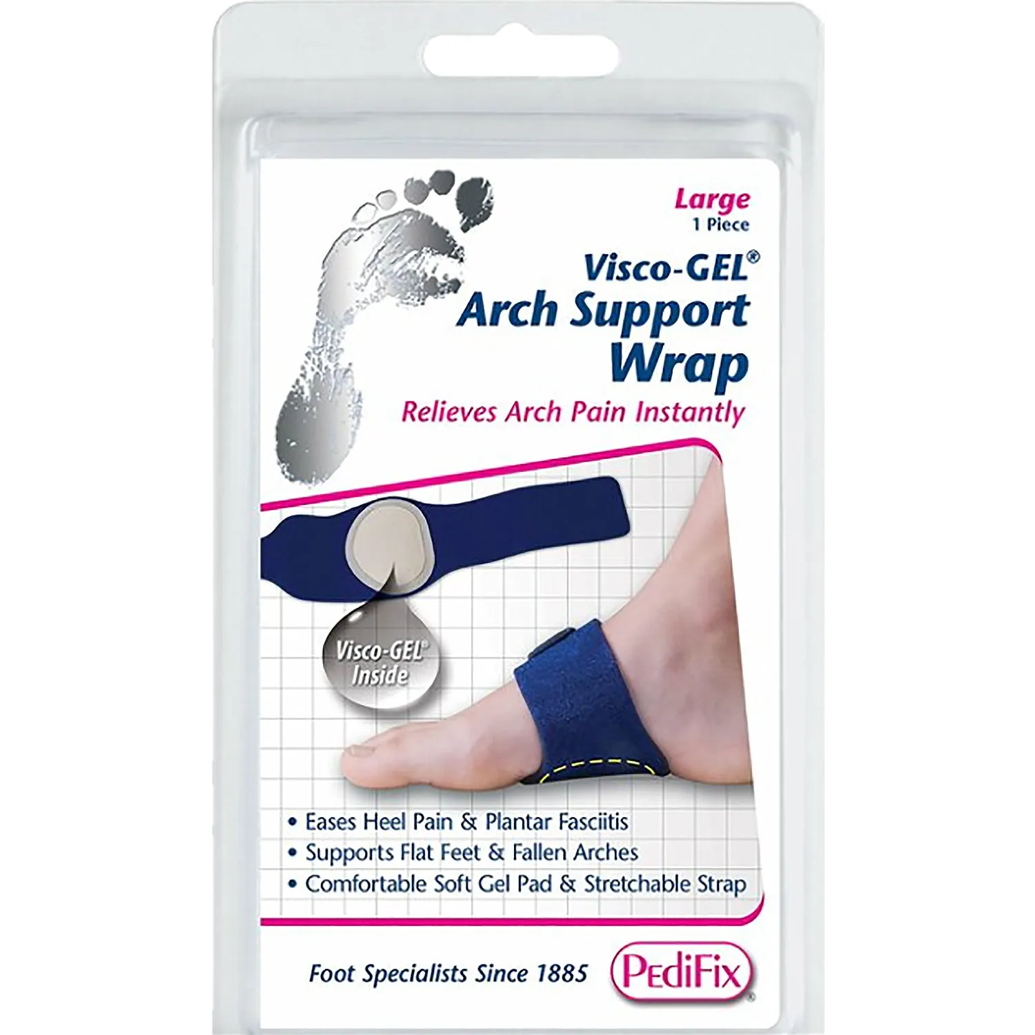 Unisex PediFix Visco-GEL Arch Support Wrap