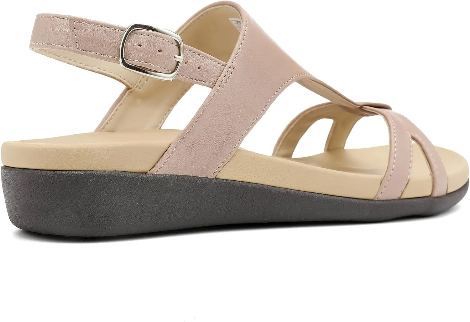 UTENAG Women's Comfortable Arch Support Walking Flat Sandals