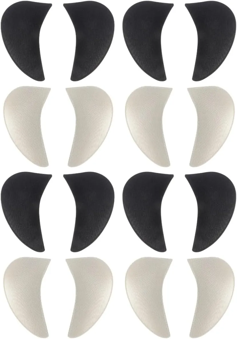 VALICLUD 2sets 4 Pairs Arch Support Insoles Soft Sponge Foot Inserts for High Heels Sneakers Sandals Comfortable Cushion Pads for Relief and Pressure Distribution Unisex Footwear 4pairs*2