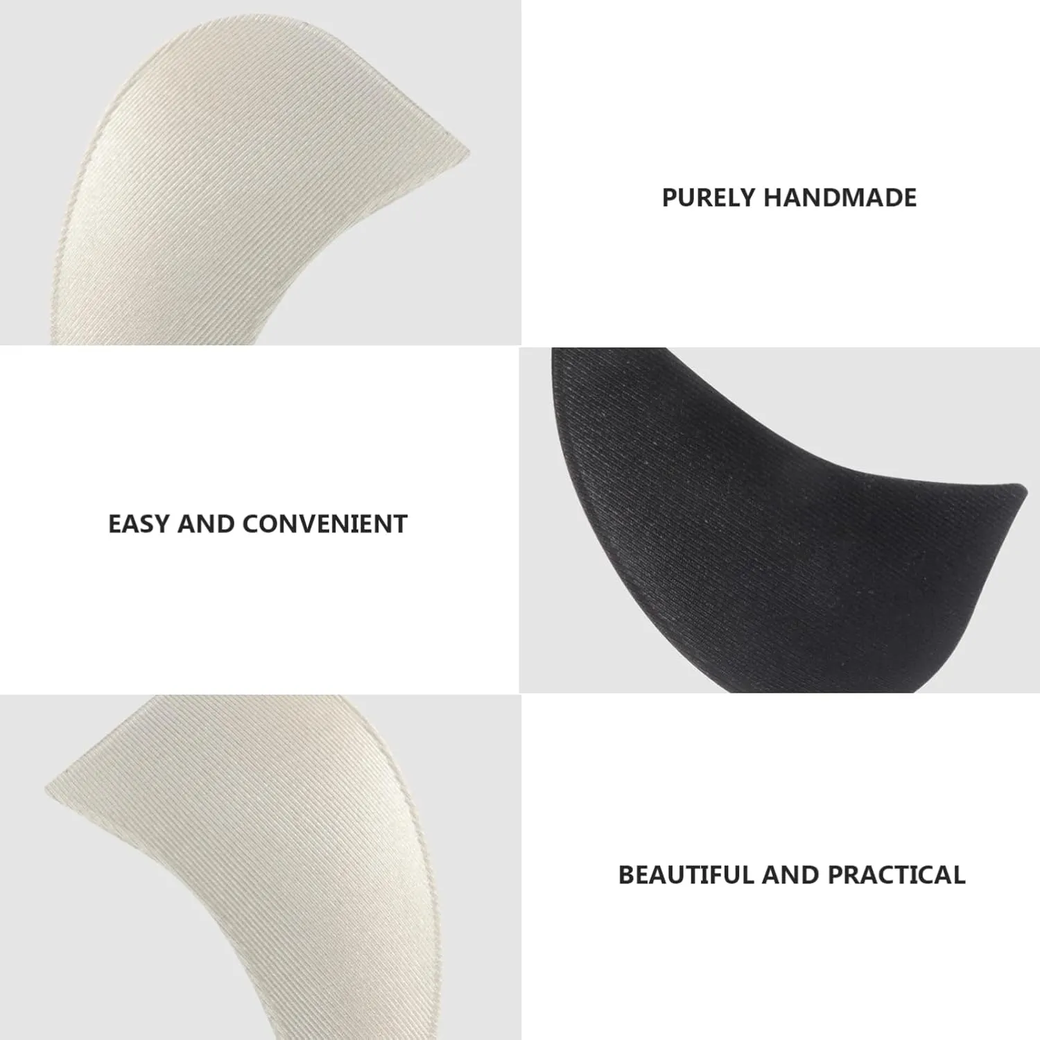 VALICLUD 2sets 4 Pairs Arch Support Insoles Soft Sponge Foot Inserts for High Heels Sneakers Sandals Comfortable Cushion Pads for Relief and Pressure Distribution Unisex Footwear 4pairs*2
