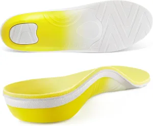 VALSOLE Heavy Duty Support Orthotic Insoles for Men & Women 220  lbs - Plantar Fasciitis, High Arch Support, Flat Feet Orthotics Inserts, Absorbs Shock, Standing All-Day Comfort Work Shoe Insoles