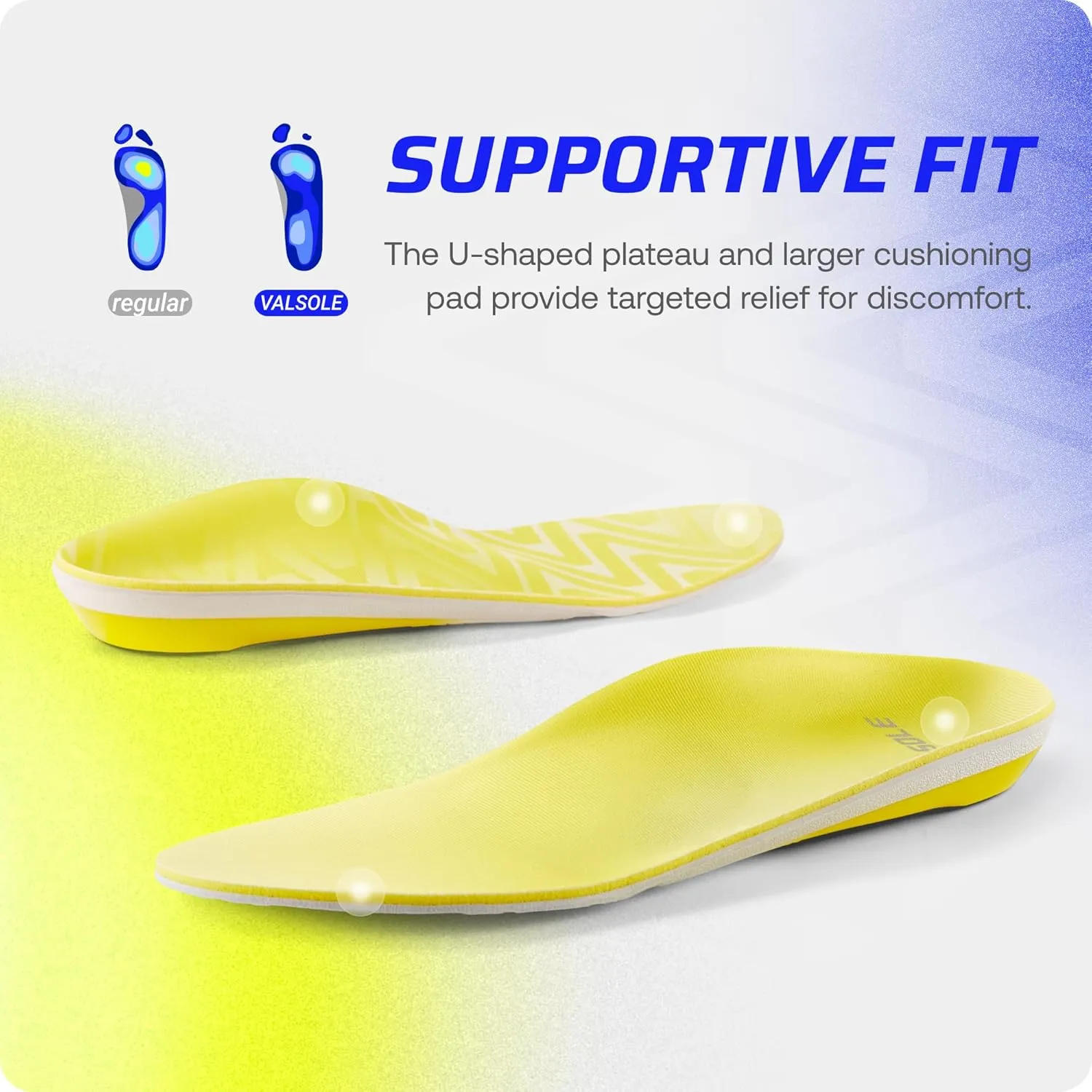 VALSOLE Heavy Duty Support Orthotic Insoles for Men & Women 220  lbs - Plantar Fasciitis, High Arch Support, Flat Feet Orthotics Inserts, Absorbs Shock, Standing All-Day Comfort Work Shoe Insoles