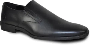 VANGELO Tux-4 Dress Shoe Loafer Formal Tuxedo Prom & Wedding Shoe Black Matte
