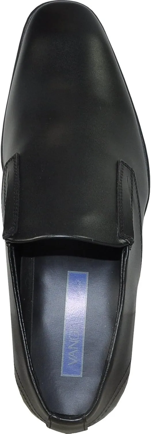 VANGELO Tux-4 Dress Shoe Loafer Formal Tuxedo Prom & Wedding Shoe Black Matte