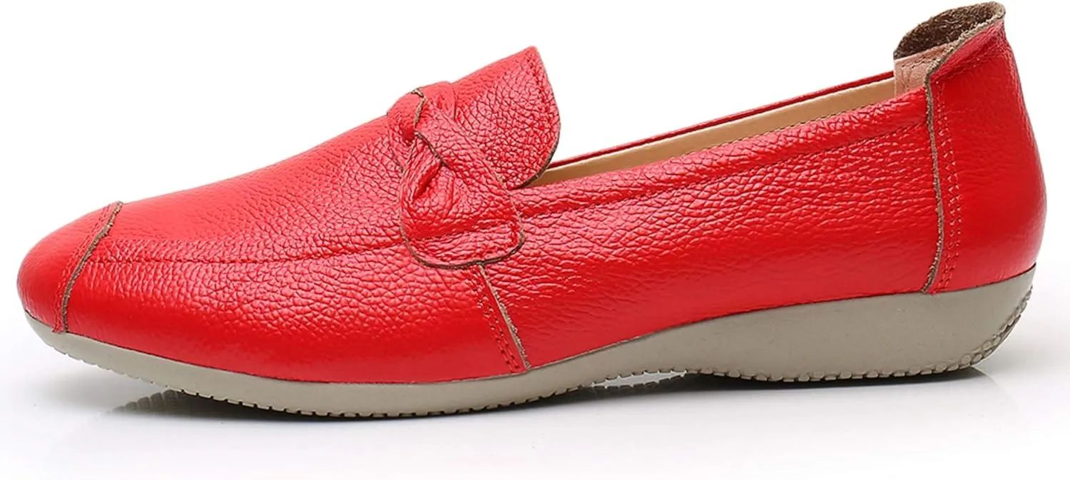 VenusCelia Women's Braid Dance Flat Shoe