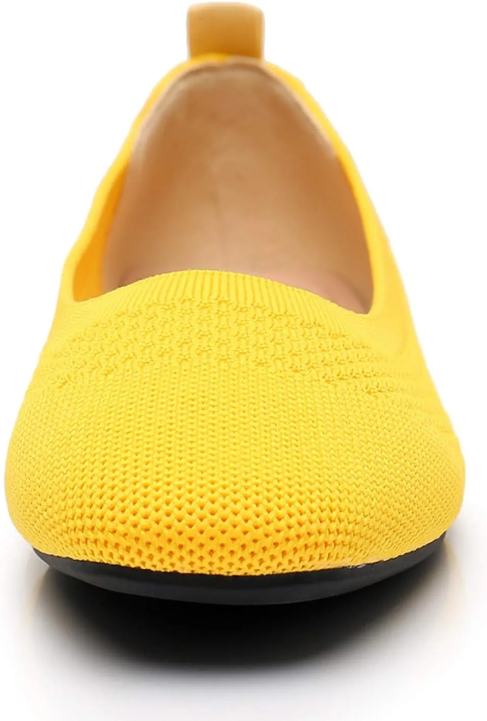 VenusCelia Women's Flexible Knit Flat Shoe
