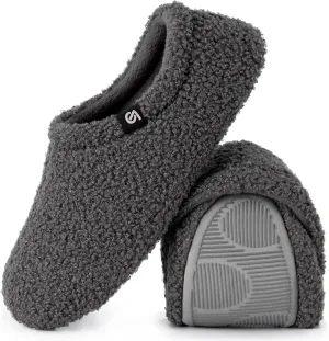 VeraCosy Women's Fuzzy Teddy Slippers Lightweight Memory Foam Indoor House Shoes