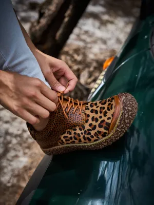 Vicconfy | Justeena Animal Pattern Leather Outdoor Sneaker