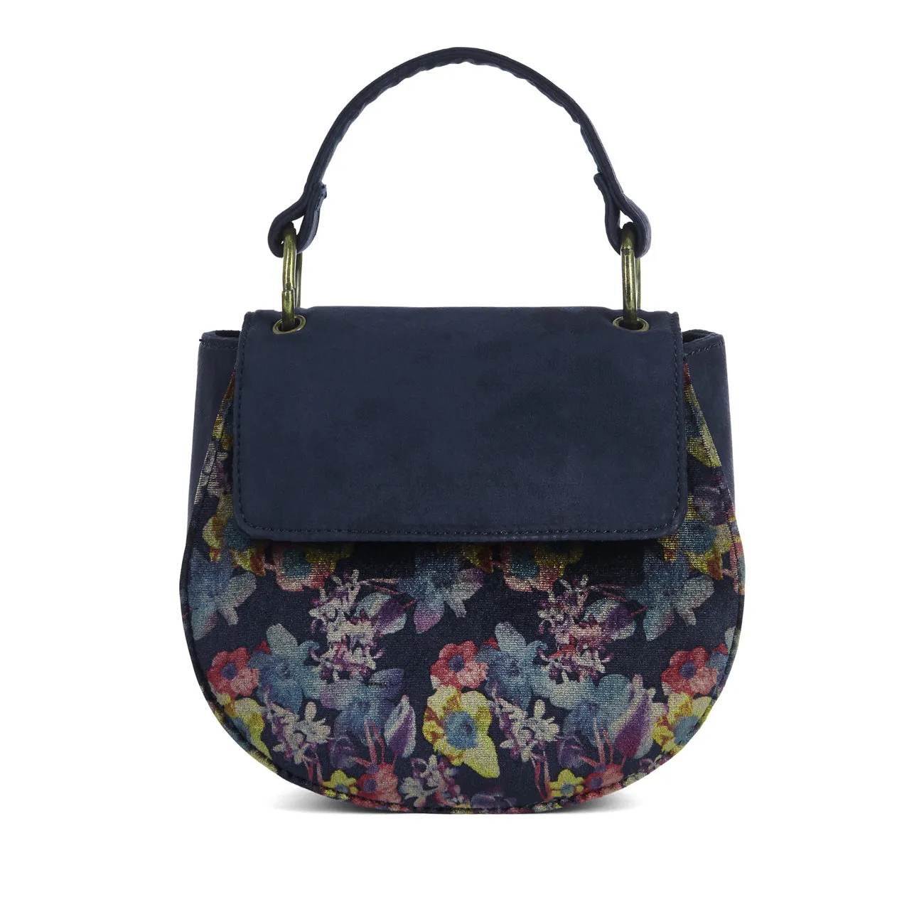 Victoria Navy Blue Loafer & Matching Acapulco Bag by Ruby Shoo