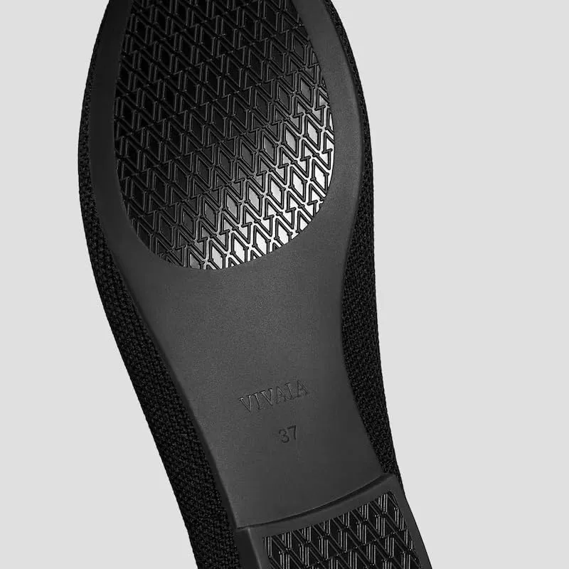 VIVAIA Audrey Women's Round-Toe Flats Comfortable Slip On Woven Knit Loafer
