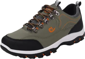 Walking Sneakers Men's Hiking Shoes Non-Slip Trekking Trail Shoes Lightweight Breathable Outdoor Shoes Extra Wide
