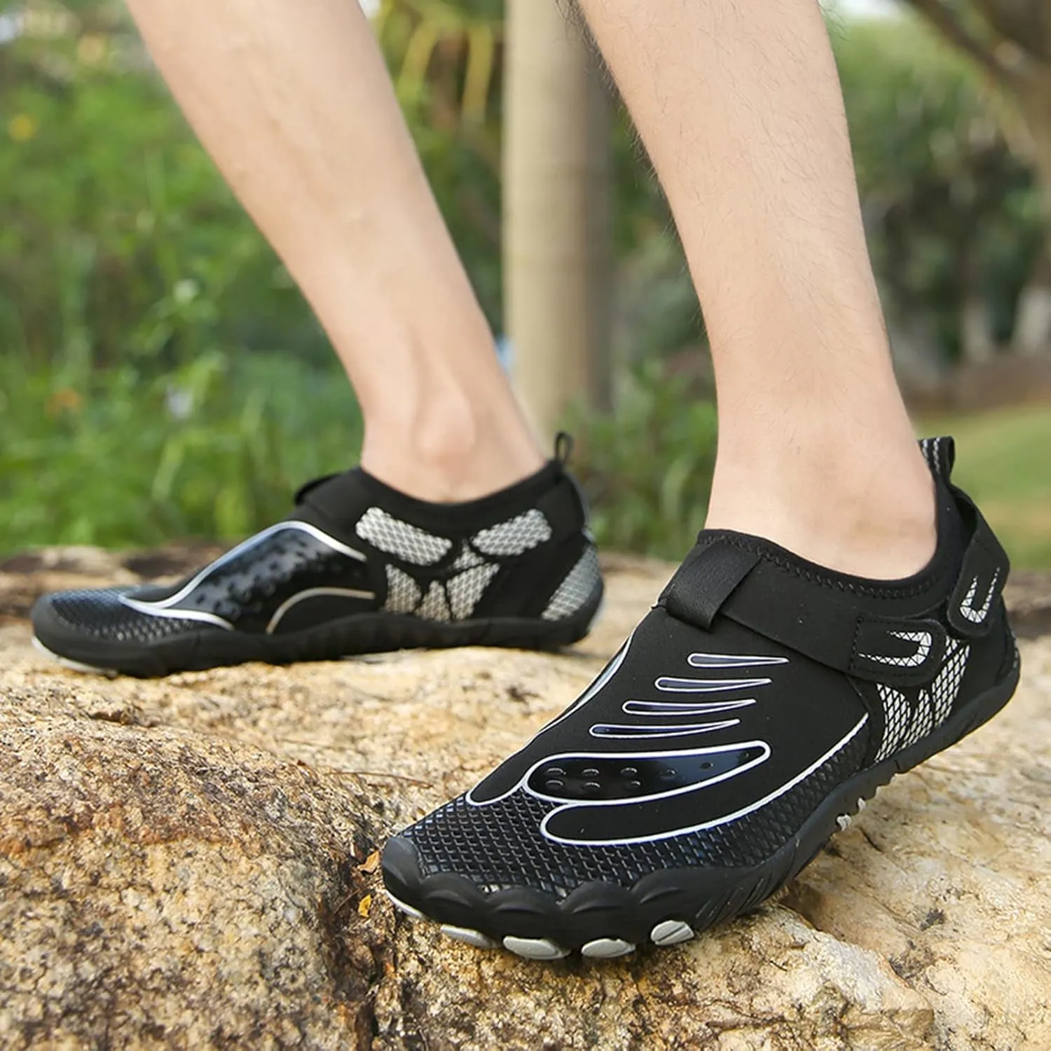 Water Shoes Mens Womens Quick Dry Barefoot Aqua Socks Beach Swim Pool Shoes Non Slip Outdoor Sports Hiking Surf Yoga Lightweight