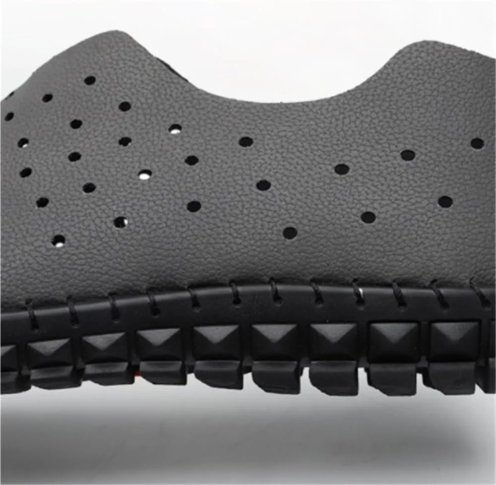 Wedding Party Slip-ons Men's Loafers Round Toe Breathable Lightweight Loafer Shoes Vegan Leather Flat Heel Slip Resistant