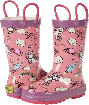 Western Chief Kids Girl's Planet Play Rain Boot (Toddler/Little Kid)