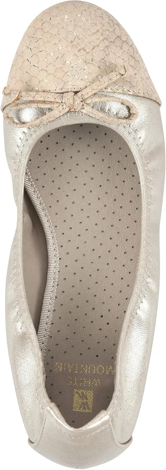 WHITE MOUNTAIN Women's Sunnyside II Flexible Ballet Flat