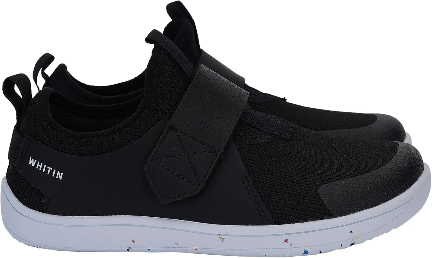 WHITIN Little/Big Kid Wide Width Barefoot Shoes | Boys/Girls Minimalist Elastic Opening Sneakers | Flexible- Zero Drop Sole