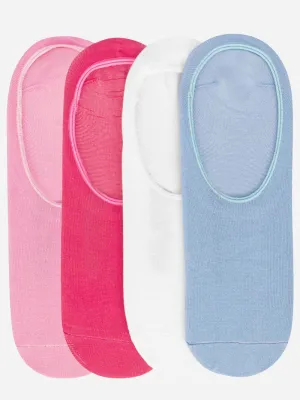 Women Pack of 4 Shoeliners Socks