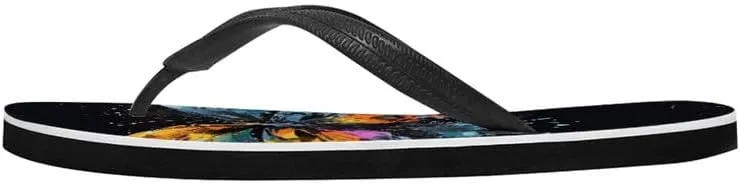 Women Sea Wave Flip Flop Sandal, Cute Lotus Orthotic Flip Flops Lightweight Flat Sandals Indoor Outdoor for Summer