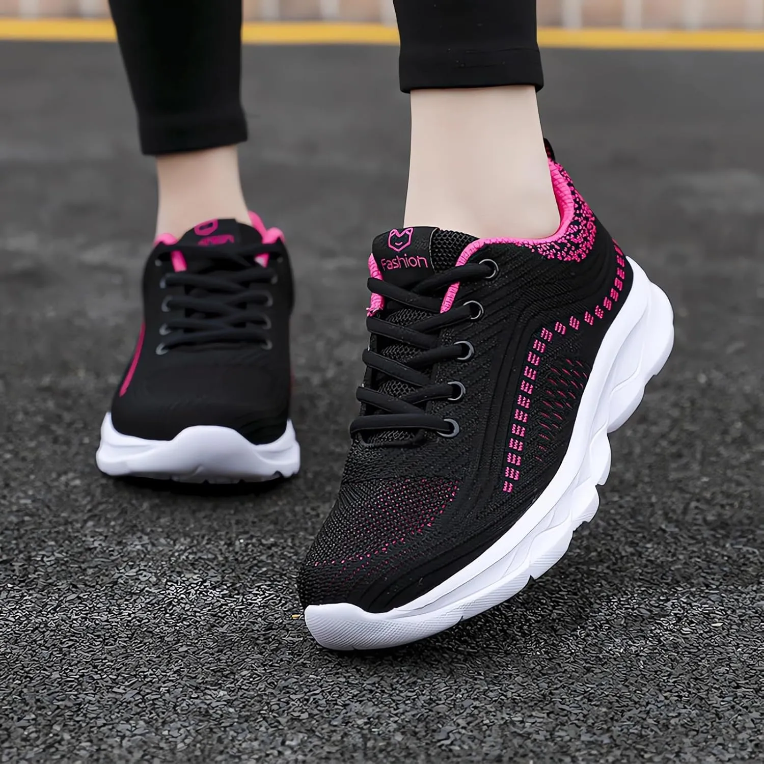 Women's Air Cushion Sneakers 2024 Comfortable Platform Diabetic Plantar Fasciitis Slip on Walking Orthopedic Shoes