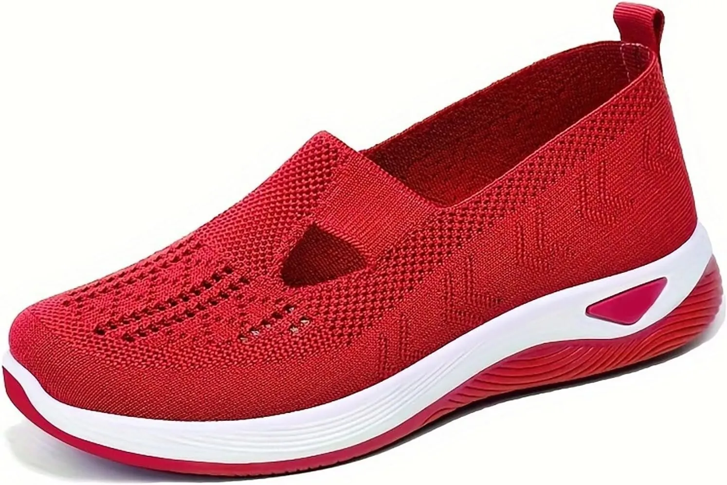 Women'S Breathable Soft Shoes Hands Free Slip On Arch Support Sneakers Walking Foam Go Running Shoes