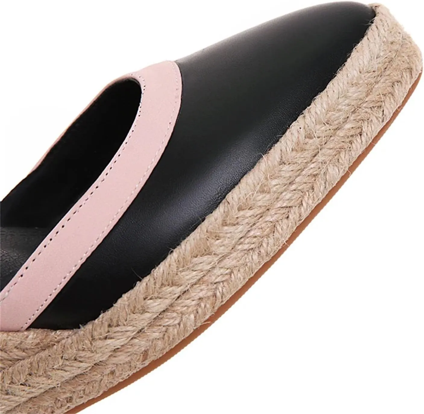 Women's Espadrille Wedge Sandals - Ankle Strap Platform, Summer Weaving High Heels
