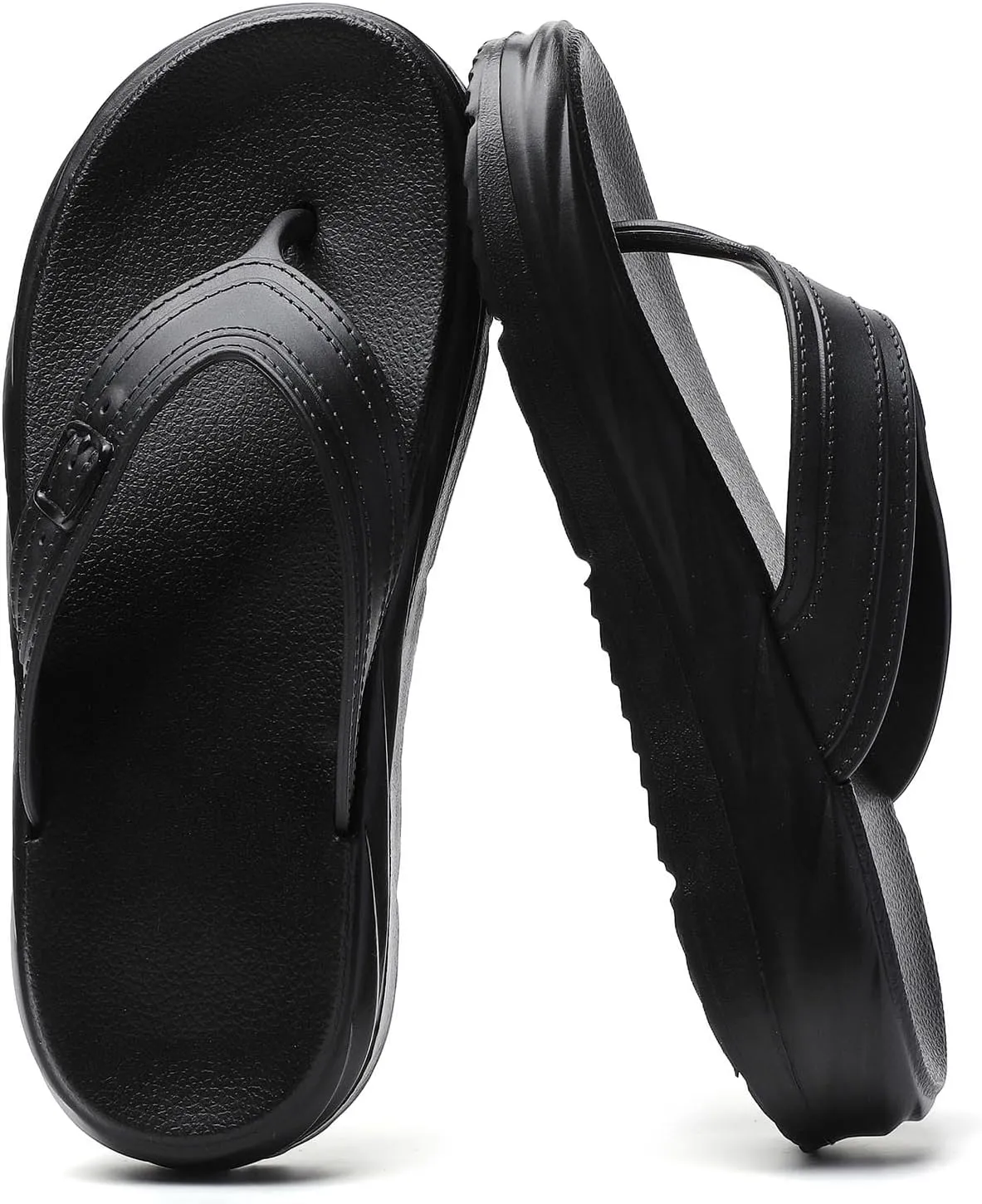 Women’s Flip Flops Arch Support Mid Platform Sandals Wedge Flip Flop Thong Slippers Chunky Slide Sandals