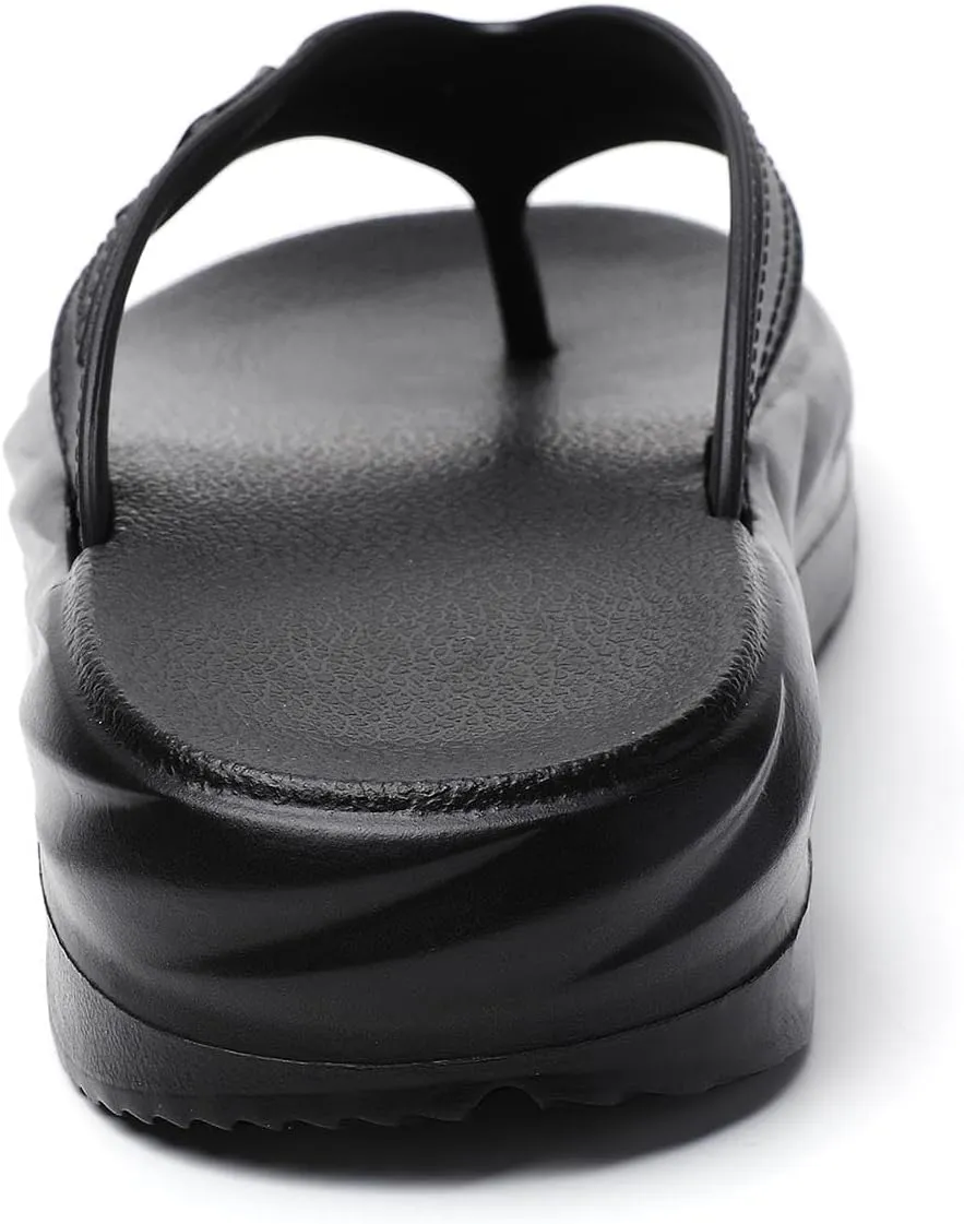 Women’s Flip Flops Arch Support Mid Platform Sandals Wedge Flip Flop Thong Slippers Chunky Slide Sandals
