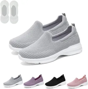 Women's Orthopedic Sneakers Arch Support Slip on Walking Shoes Orthopedic Shoes for Women
